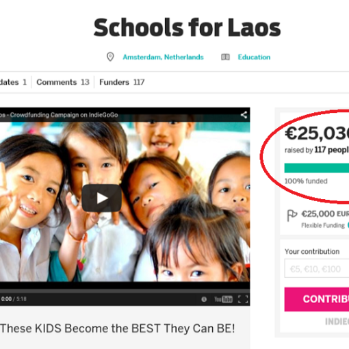 Schools for Laos - 1st day
